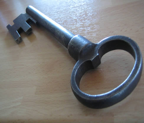 An old fashion key 